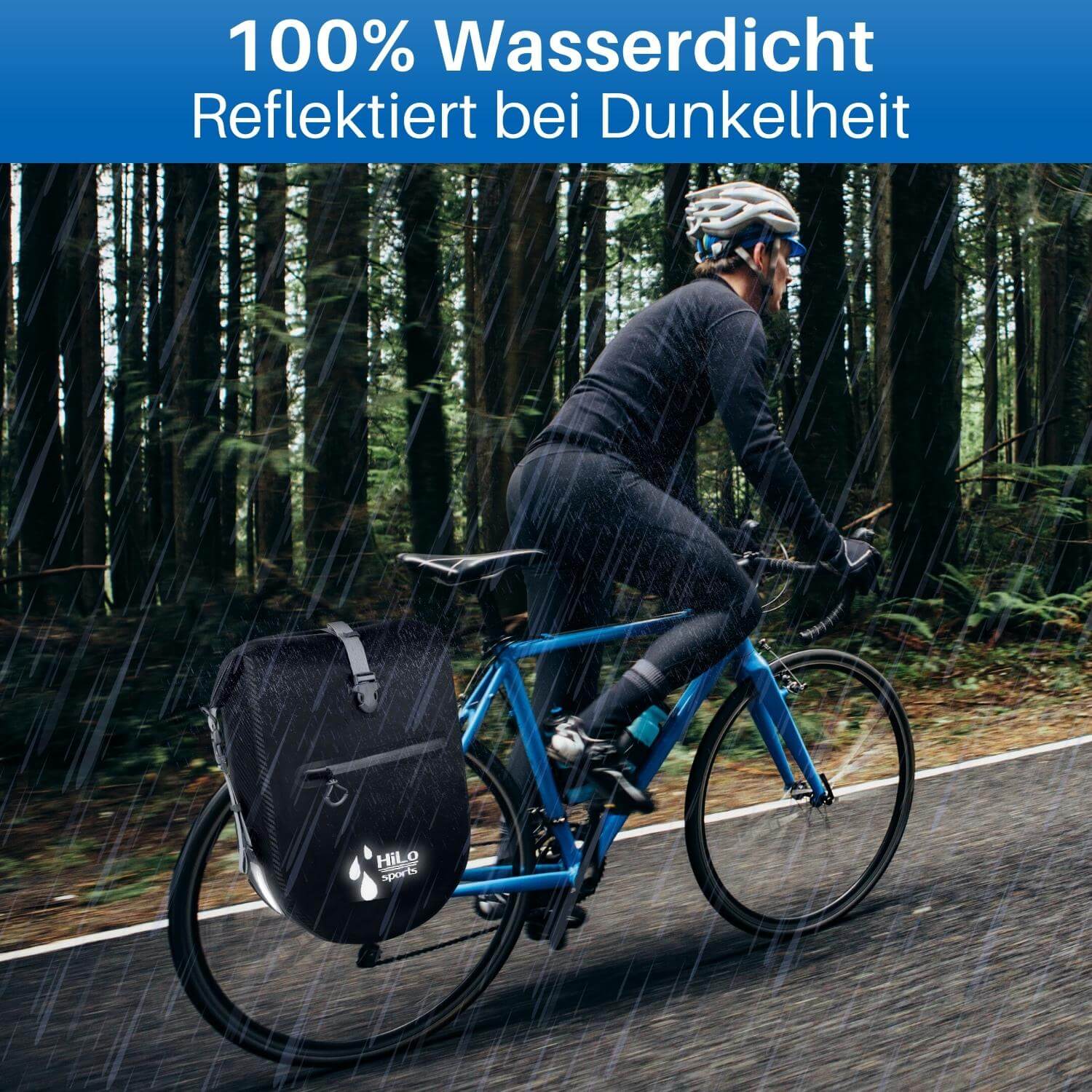Fahrrad Hinterradtasche wasserdicht 25L - Image 3