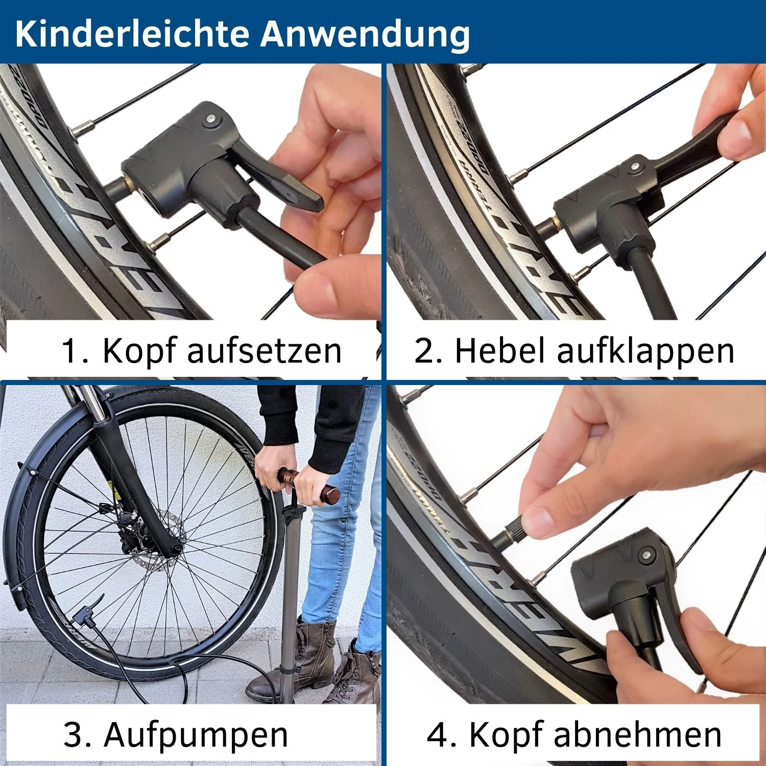 Fahrrad Standpumpe, Speedy - Image 8
