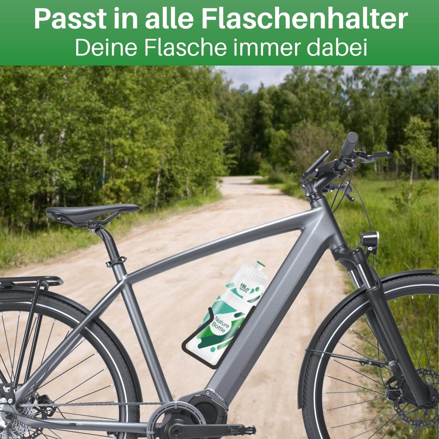 Fahrrad Trinkflasche Zuckerrohr, 750ml - Image 3