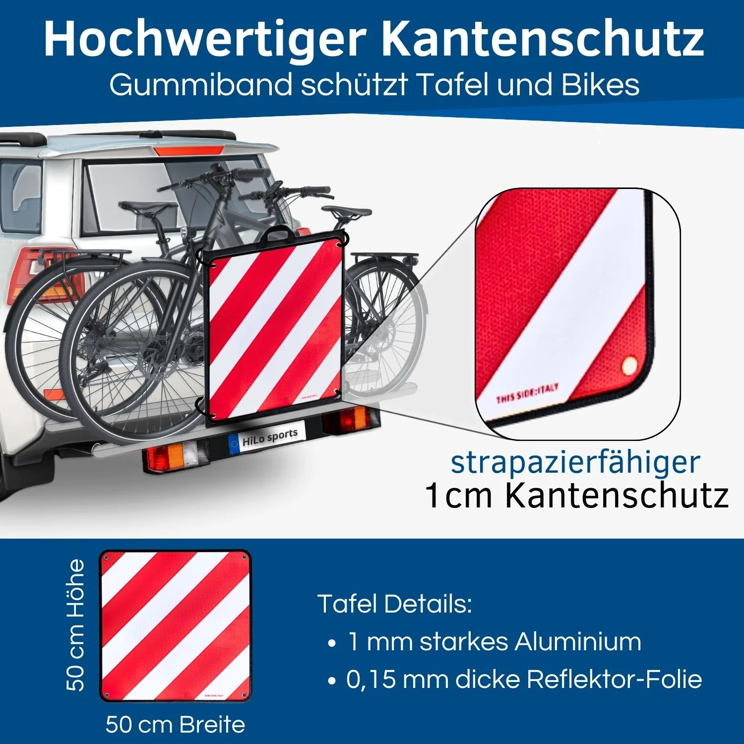 Fahrradträger Warntafel Italien & Spanien - Image 5