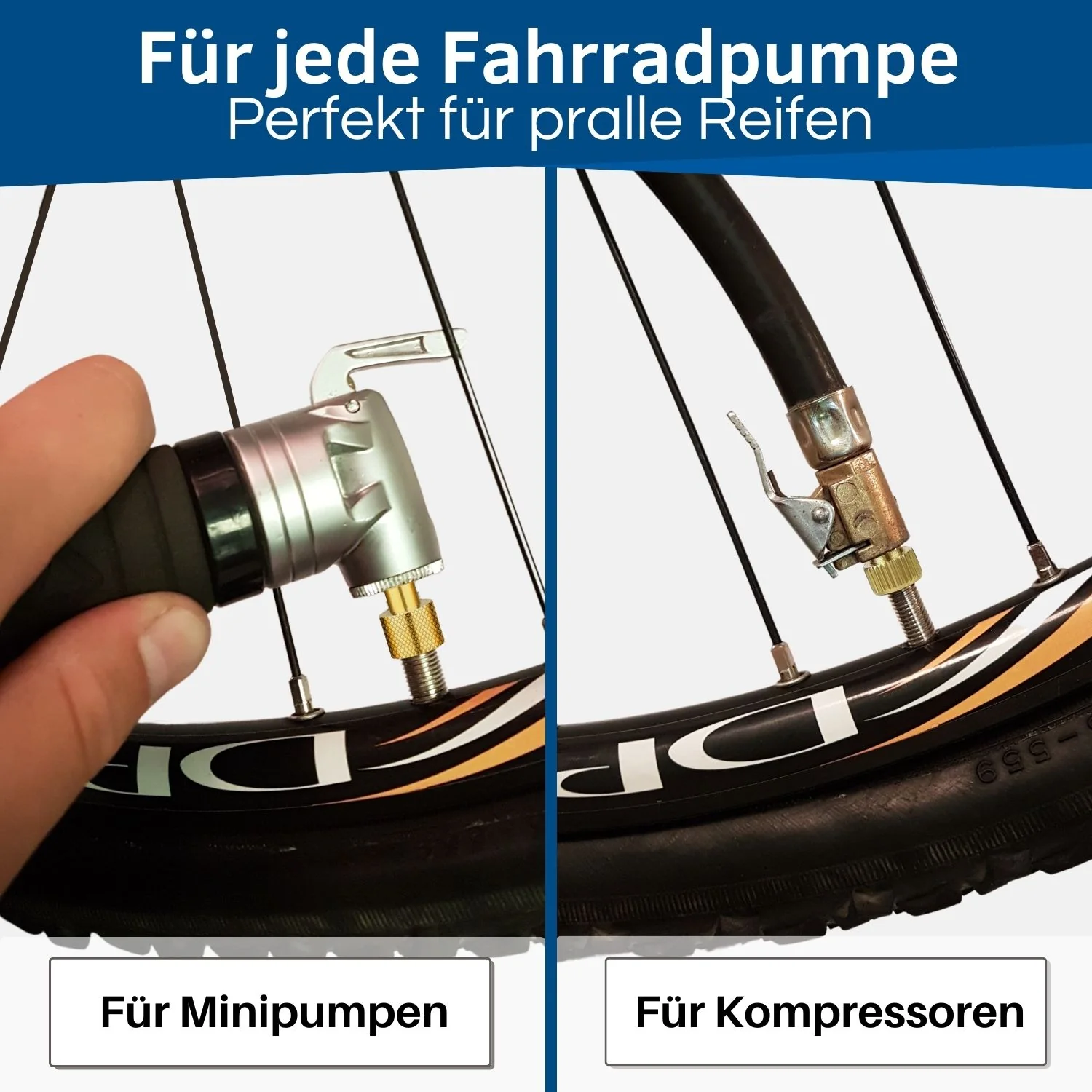 Fahrradventil Adapter DV, SV, AV - Image 5