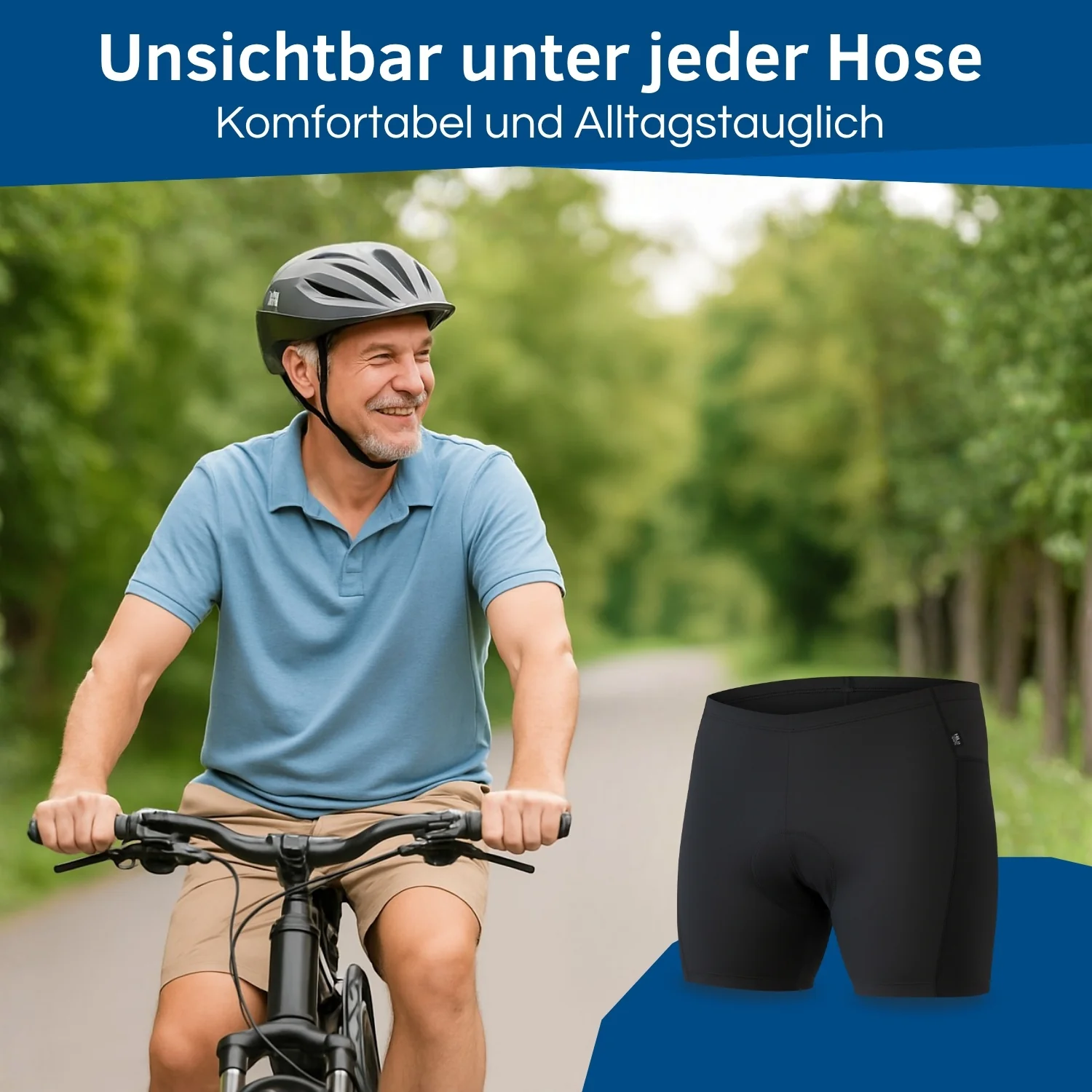 Radunterhose Herren gepolstert (2+1 Gratis) - Image 5